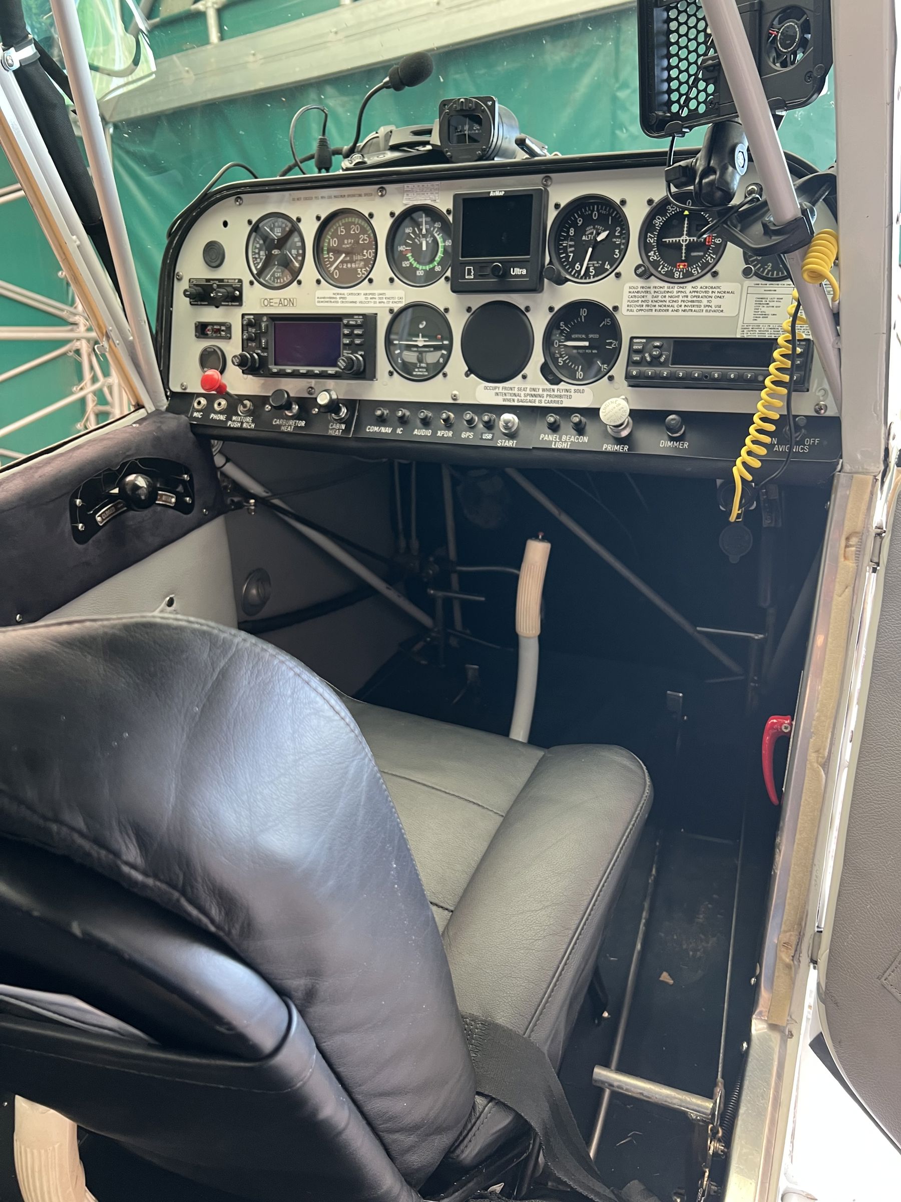 1961 American Champion, Bellanca 7GCBC Citabria - Interior