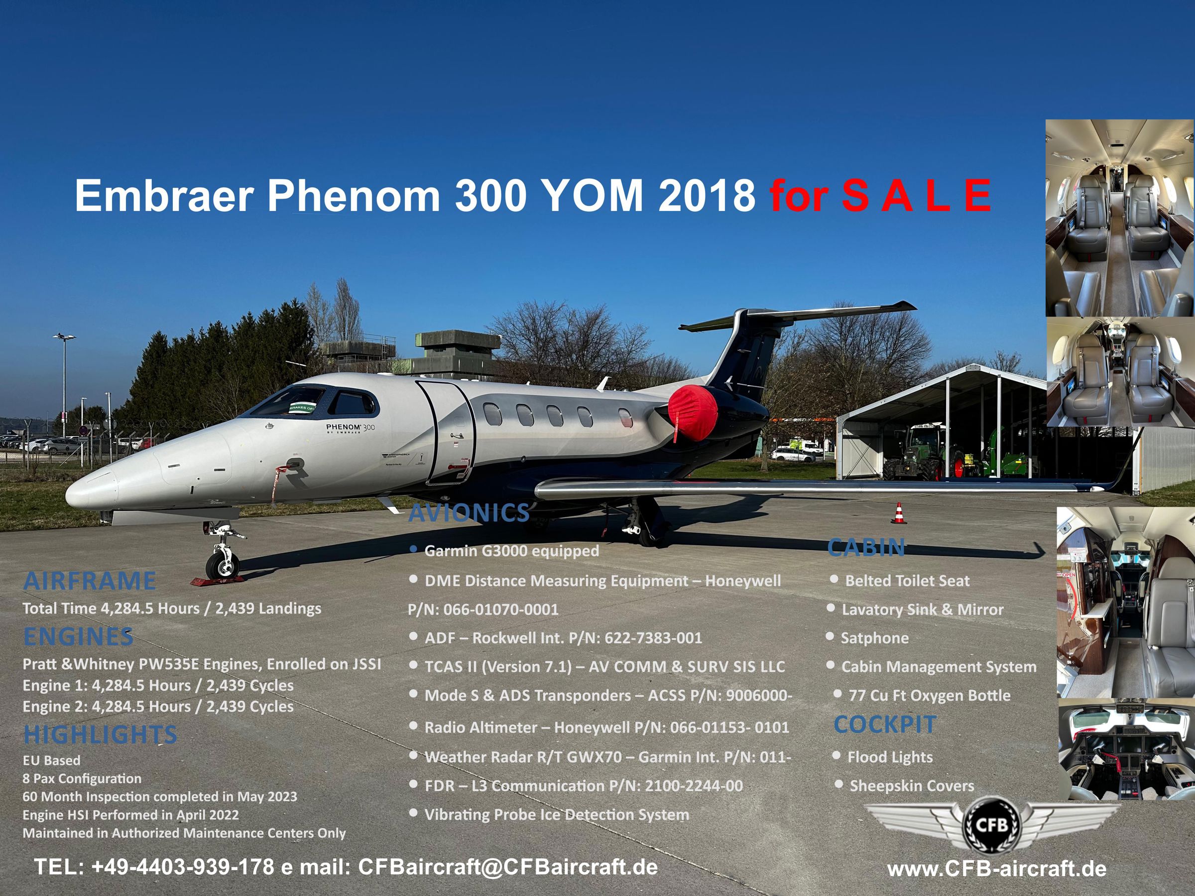 2018 Embraer Phenom 300