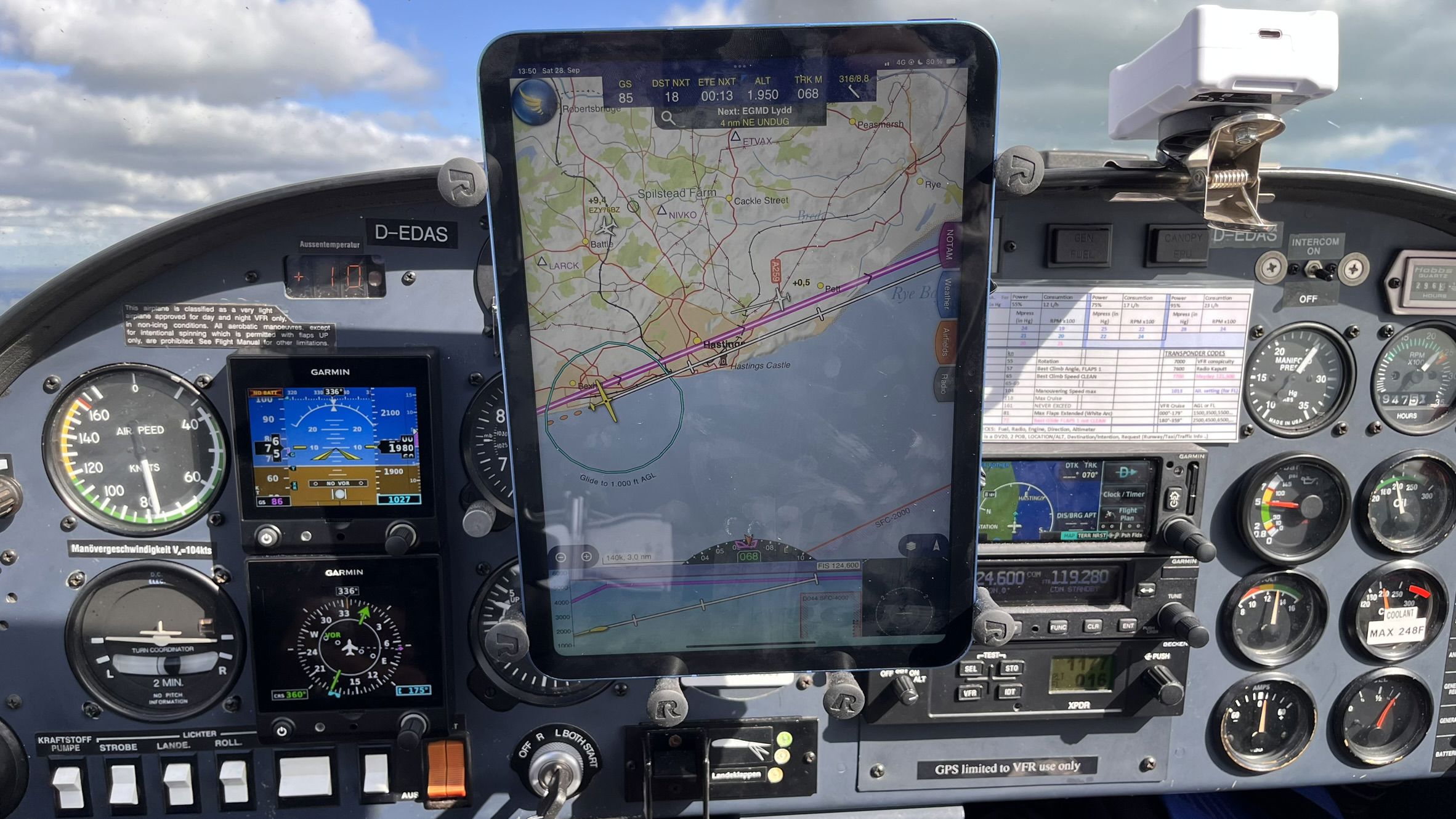 1996 Diamond DA20 Katana - Interior