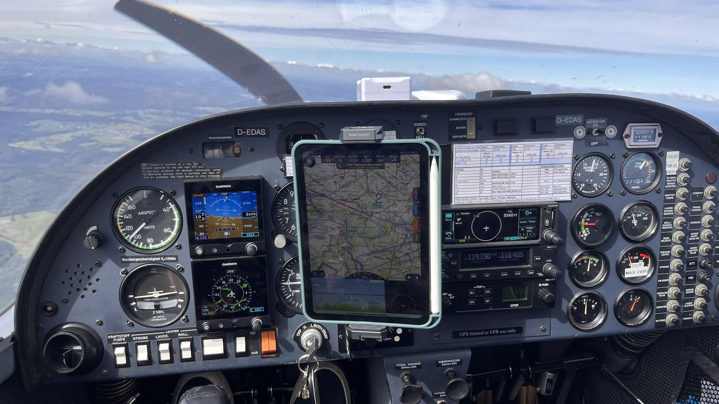 1996 Diamond DA20 Katana - Interior