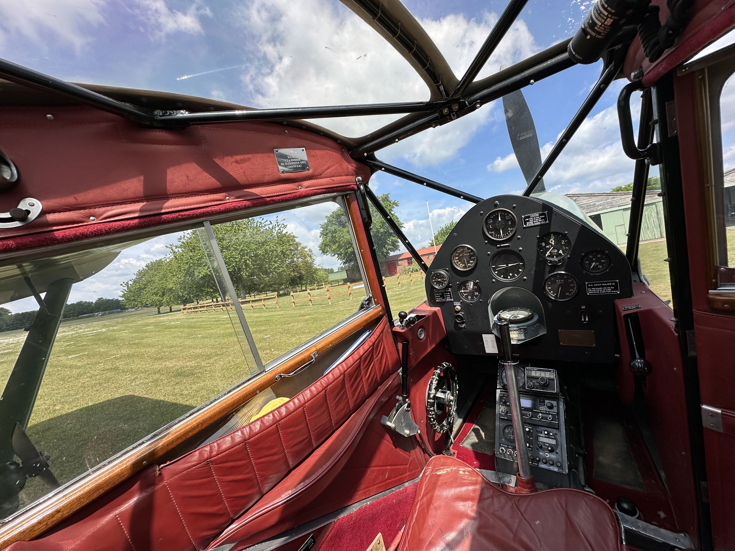 1934 De Havilland DH-85 Leopard Moth - Interior
