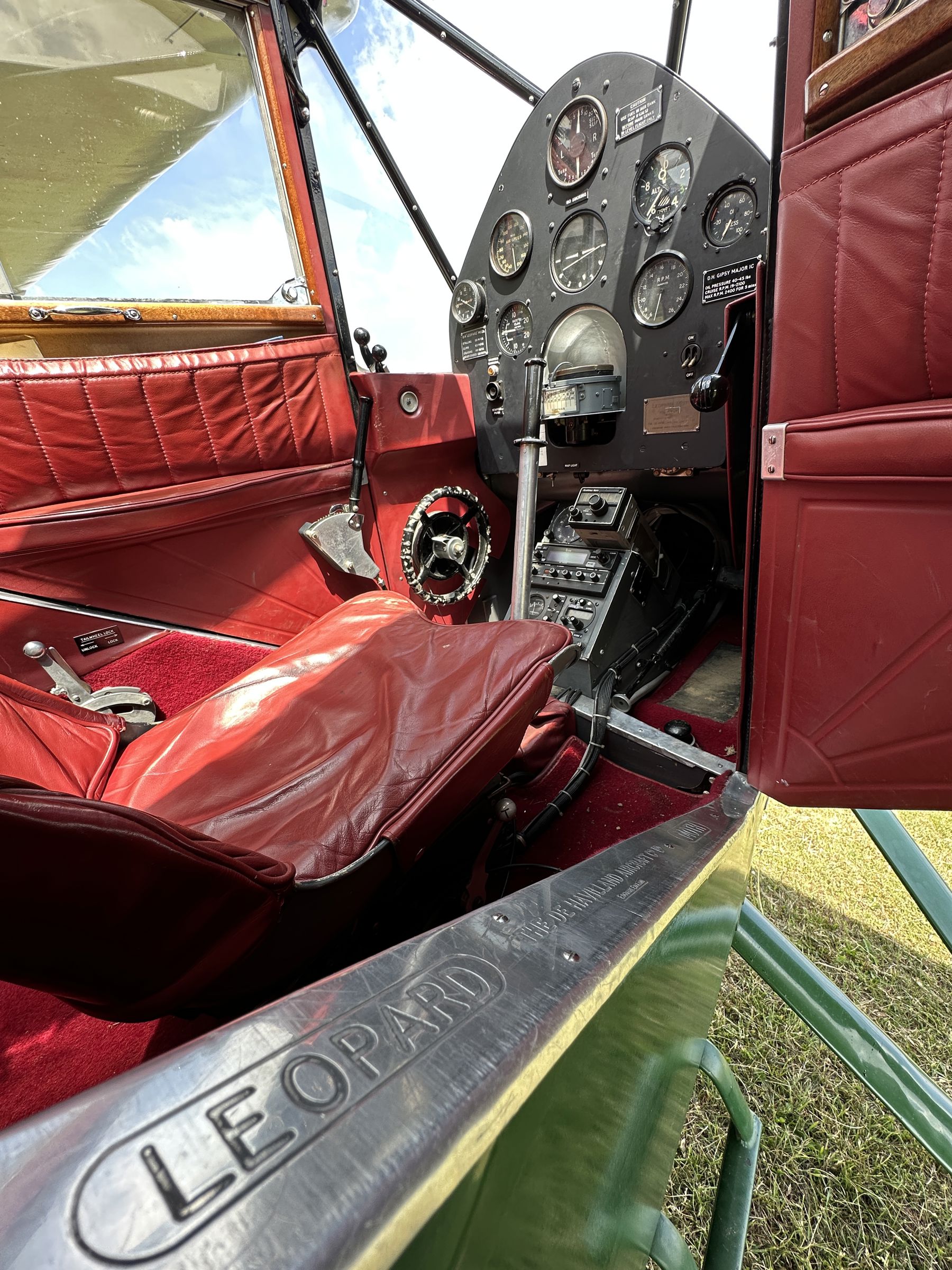 1934 De Havilland DH-85 Leopard Moth - Interior