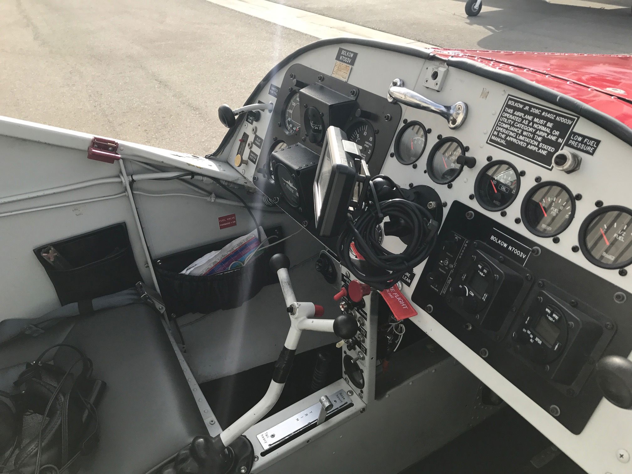 1963 Bölkow 208 C Junior - Interior