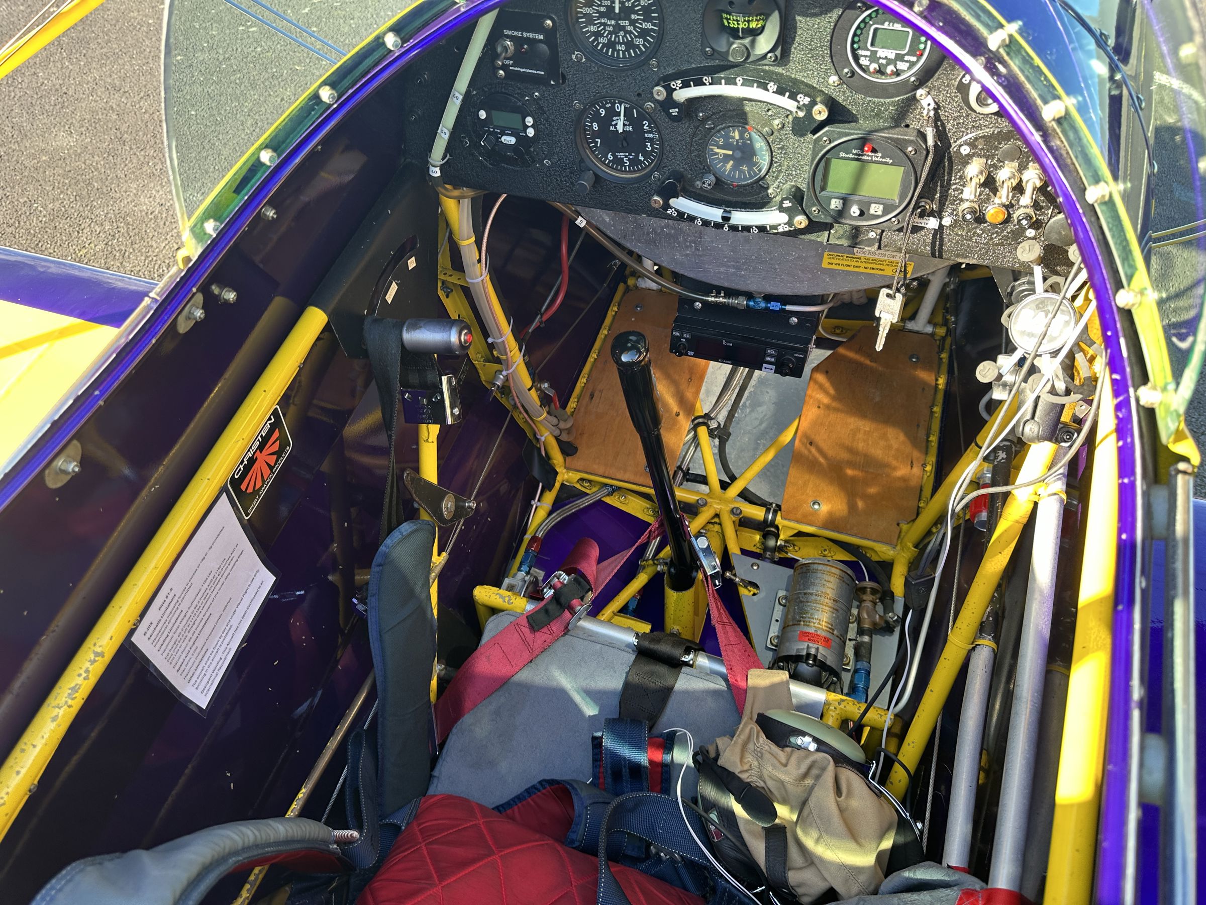 1969 Pitts S-1S - Interior