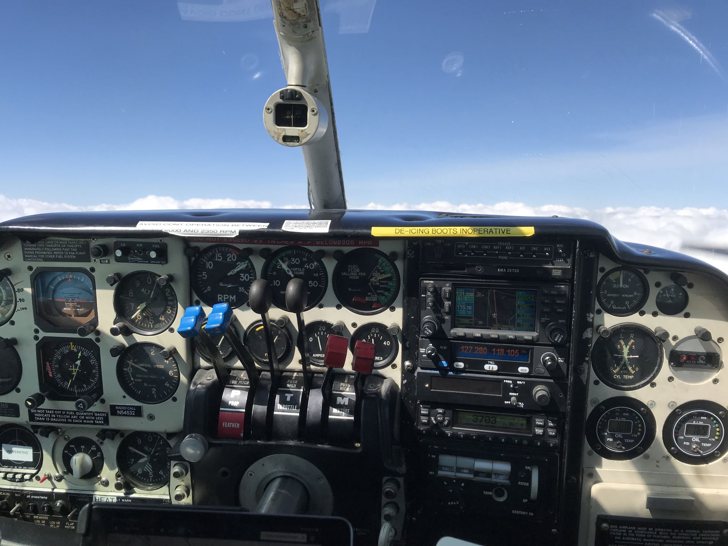 1964 Beechcraft 95 Travel Air Model 95 - Interior