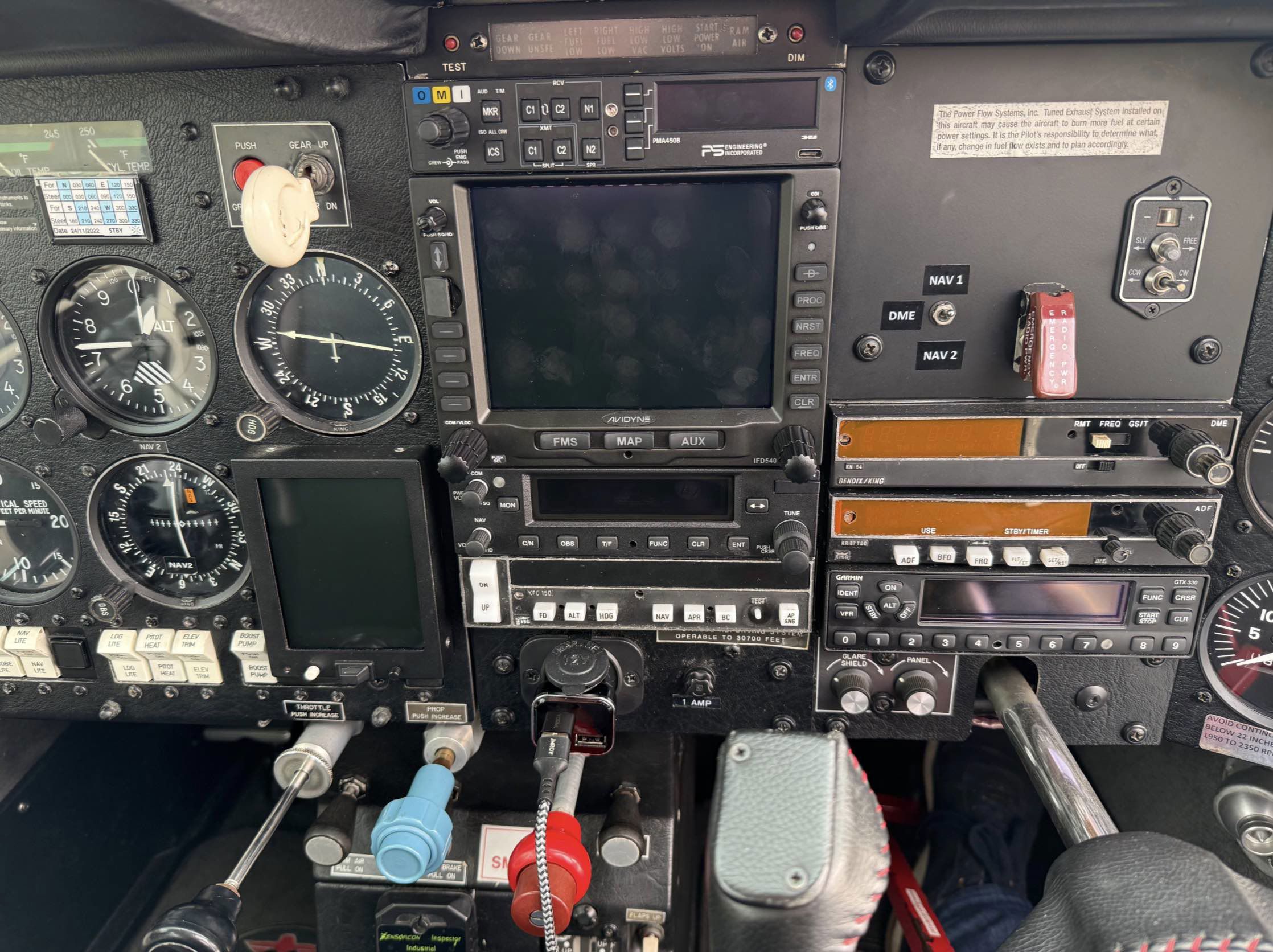 1986 Mooney M20J 201 - Interior