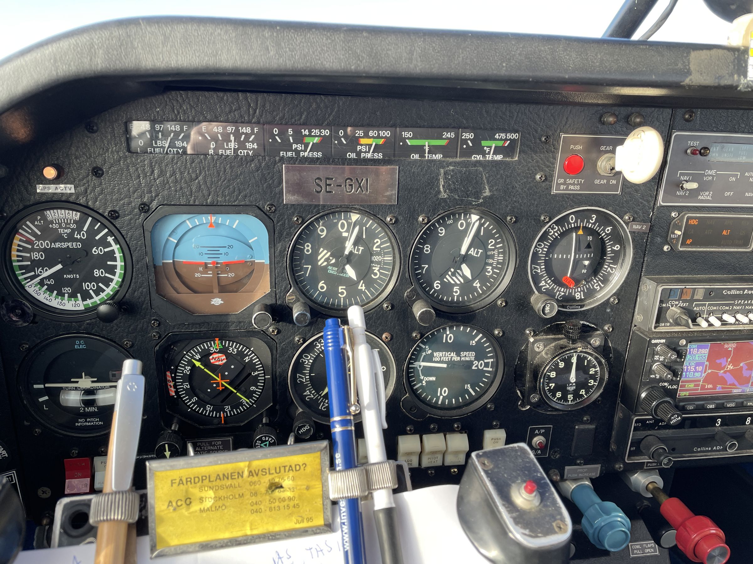 1979 Mooney M20J 201 - Interior