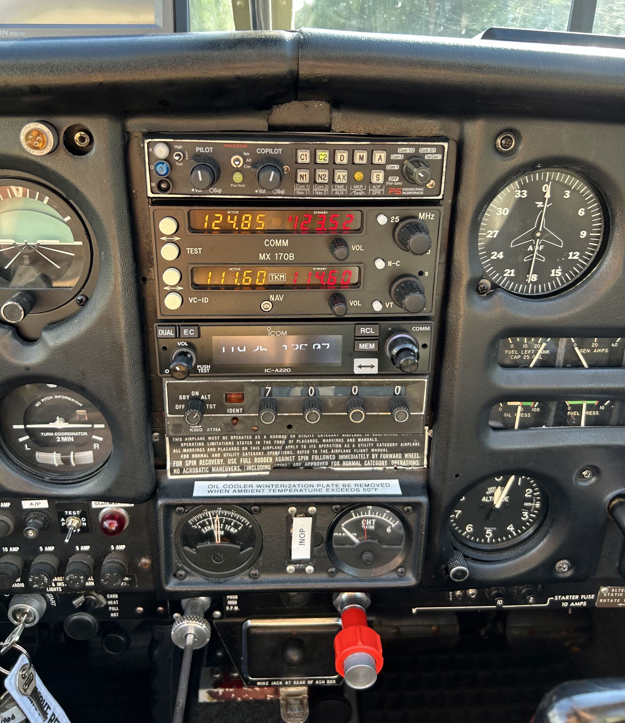 1967 Piper PA-28-150 Cherokee - Interior