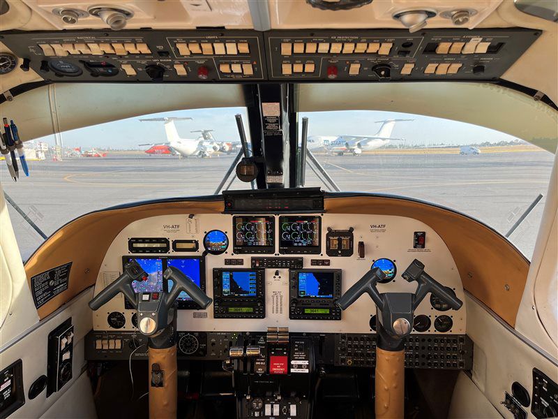 1974 Aero Commander 690A - Interior