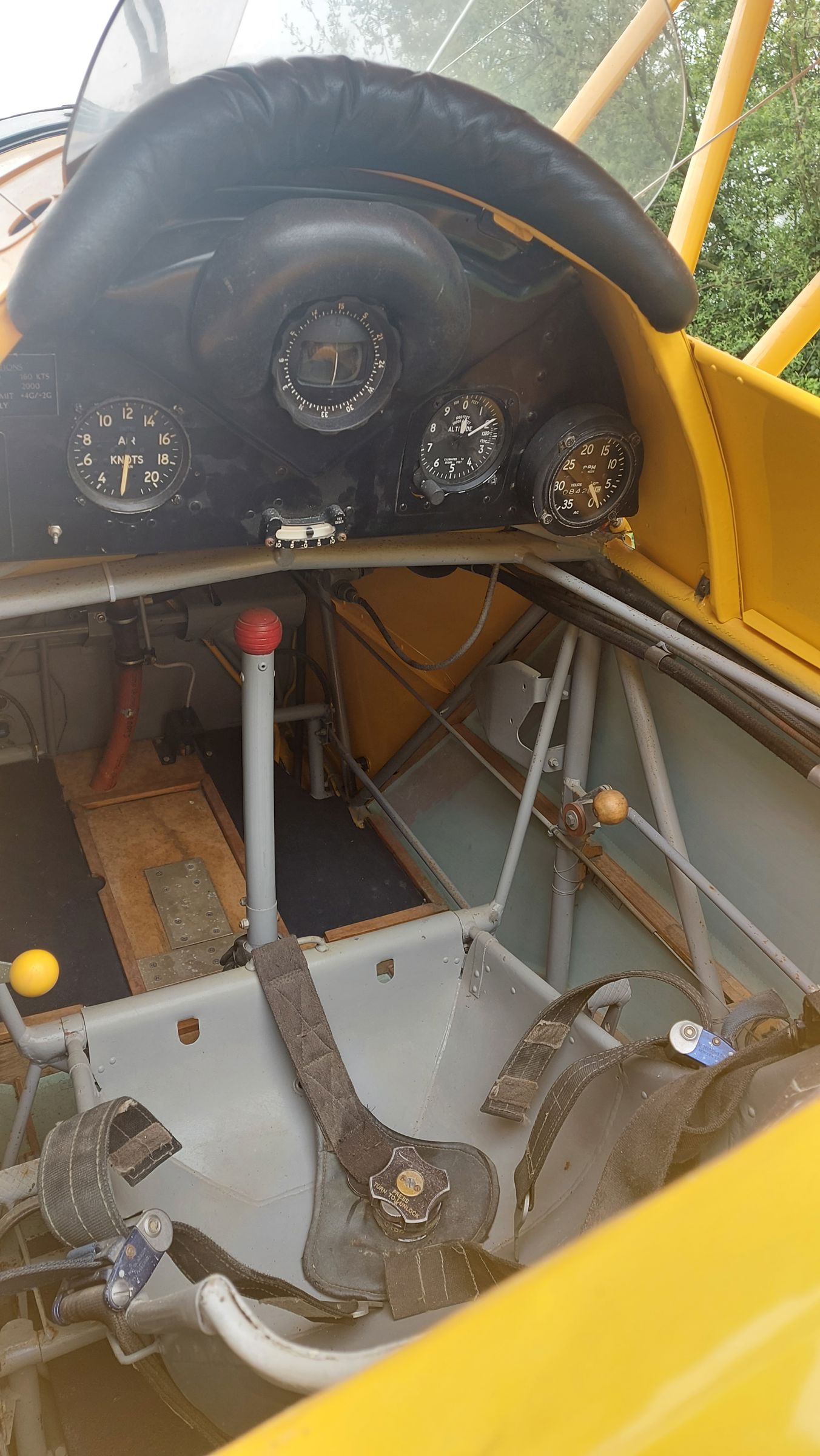 1953 Bücker Bü 131 Jungmann - Interior