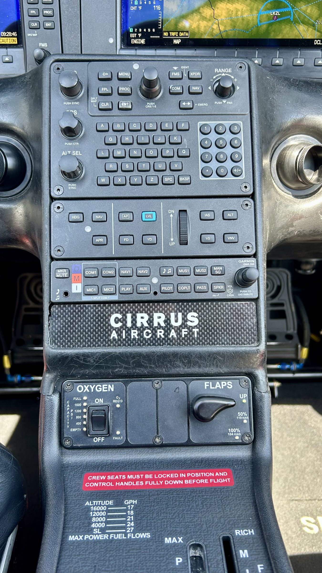 2012 Cirrus SR22 G3 - Interior