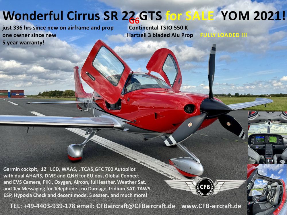 2021 Cirrus SR22T G6 GTS